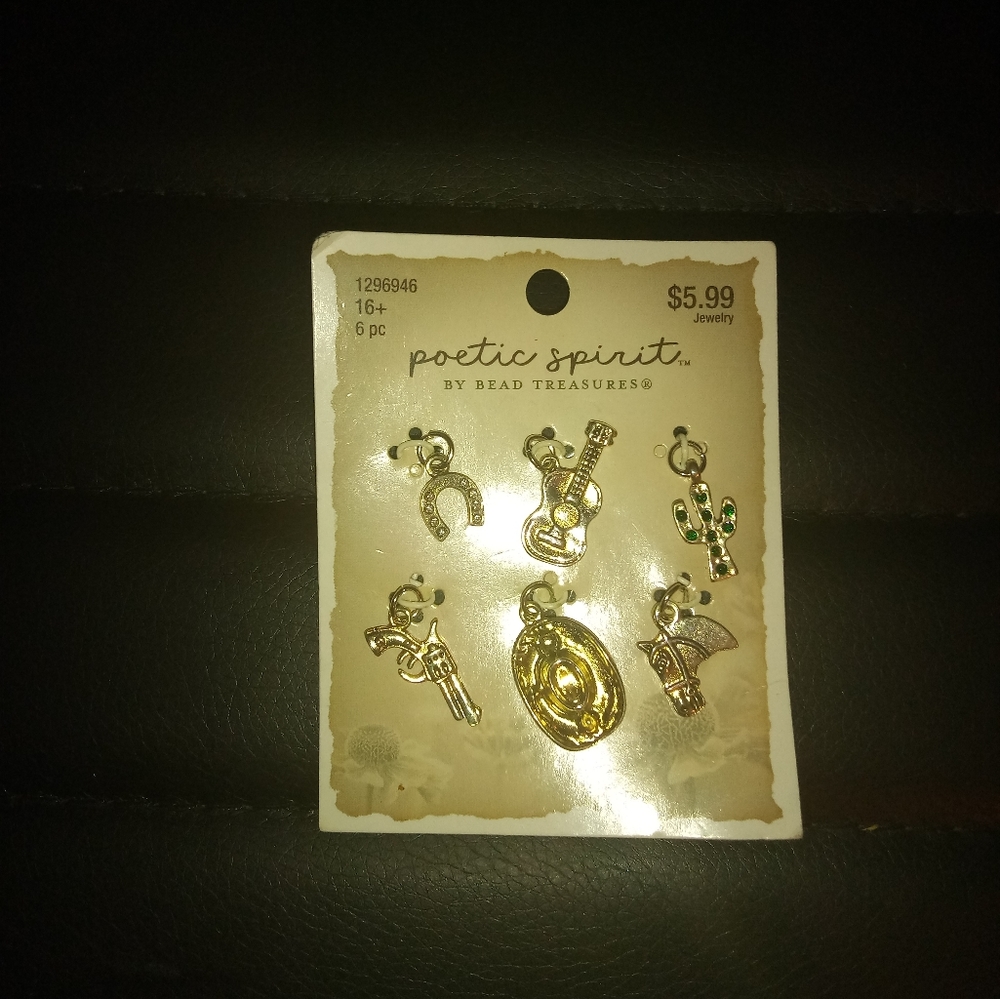 NWT 6 PACK JEWELRY CHARMS